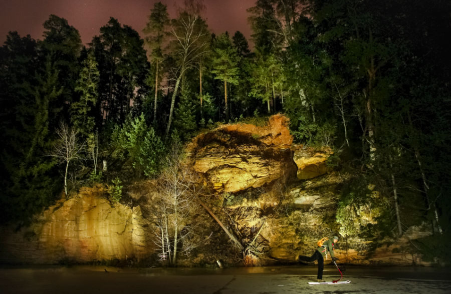 Taevaskoja valguskelgumatkad